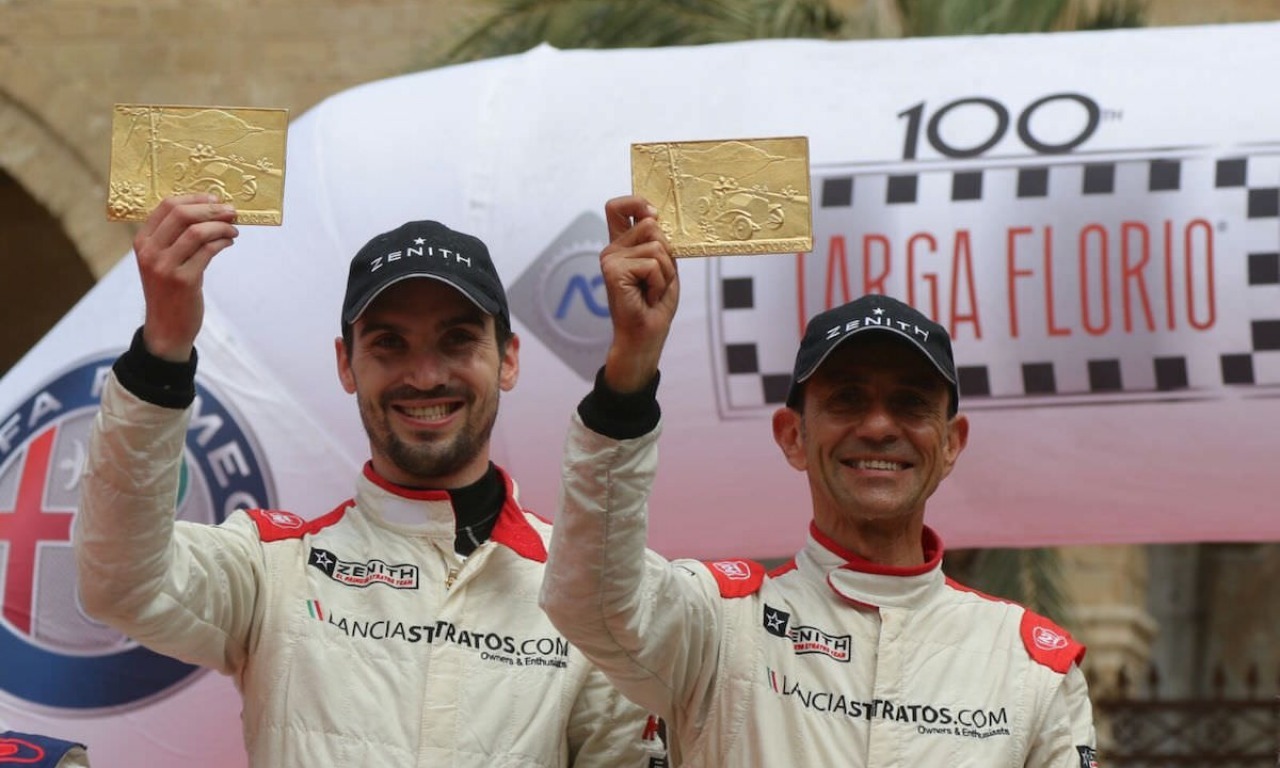 Erik Comas and Zenith El Primero Stratos Team win the 100th anniversary edition of the Targa Florio
