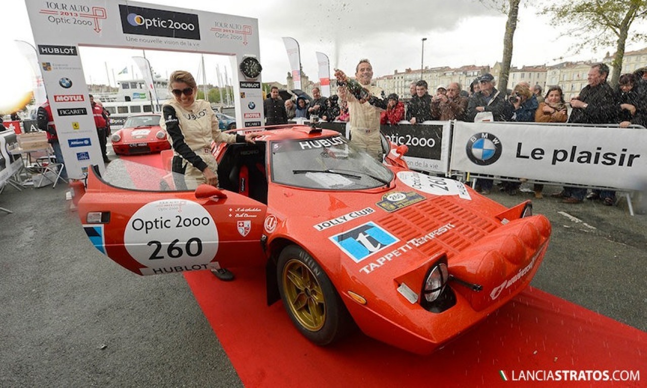 40 years after the inaugural victory, the Lancia Stratos yet again wins the Tour Auto 2013