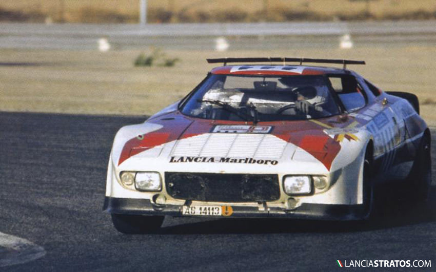 Lancia Stratos in circuit