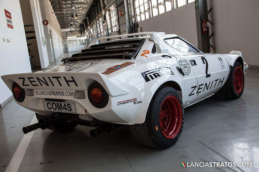 The certificate of Authenticity from FCA Heritage for Erik Comas' Lancia Stratos