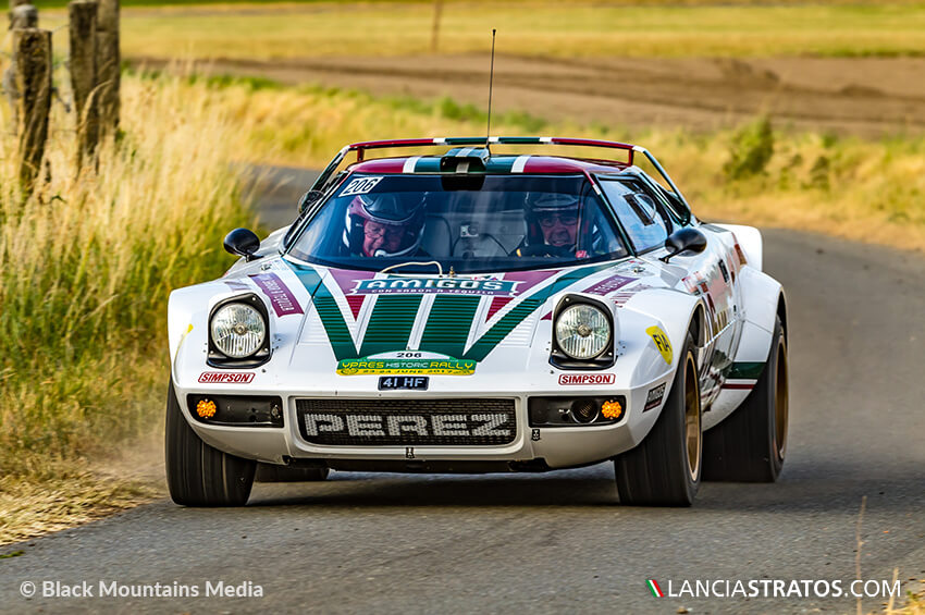 Lancia Stratos during the race