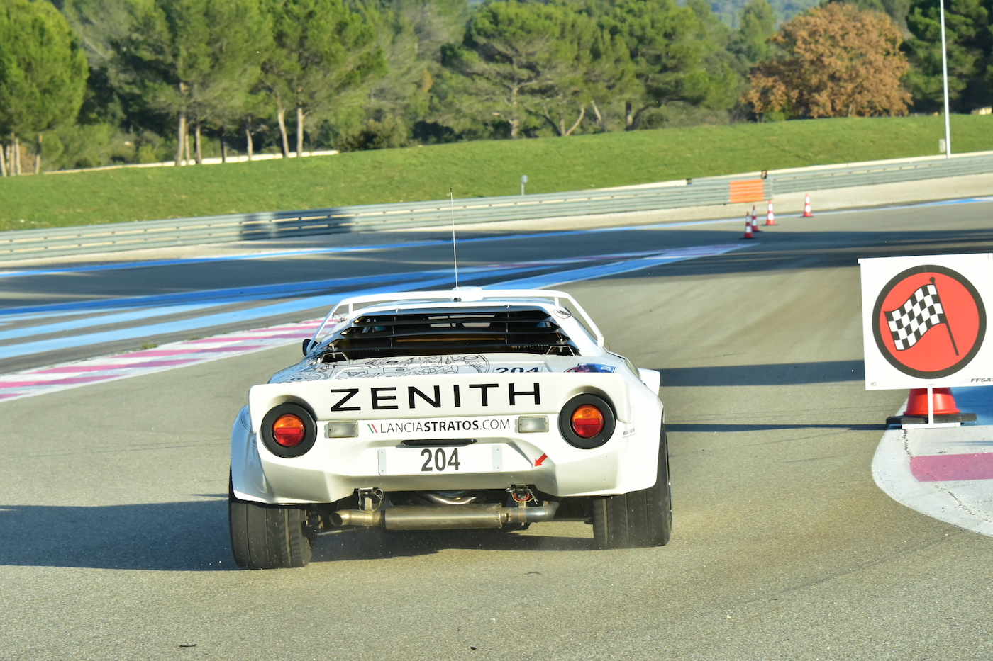 Lancia Stratos in the race