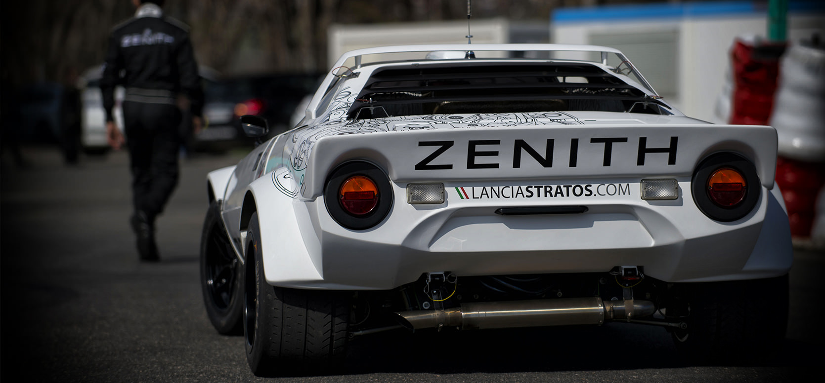 Lancia Stratos Zenith posteriore