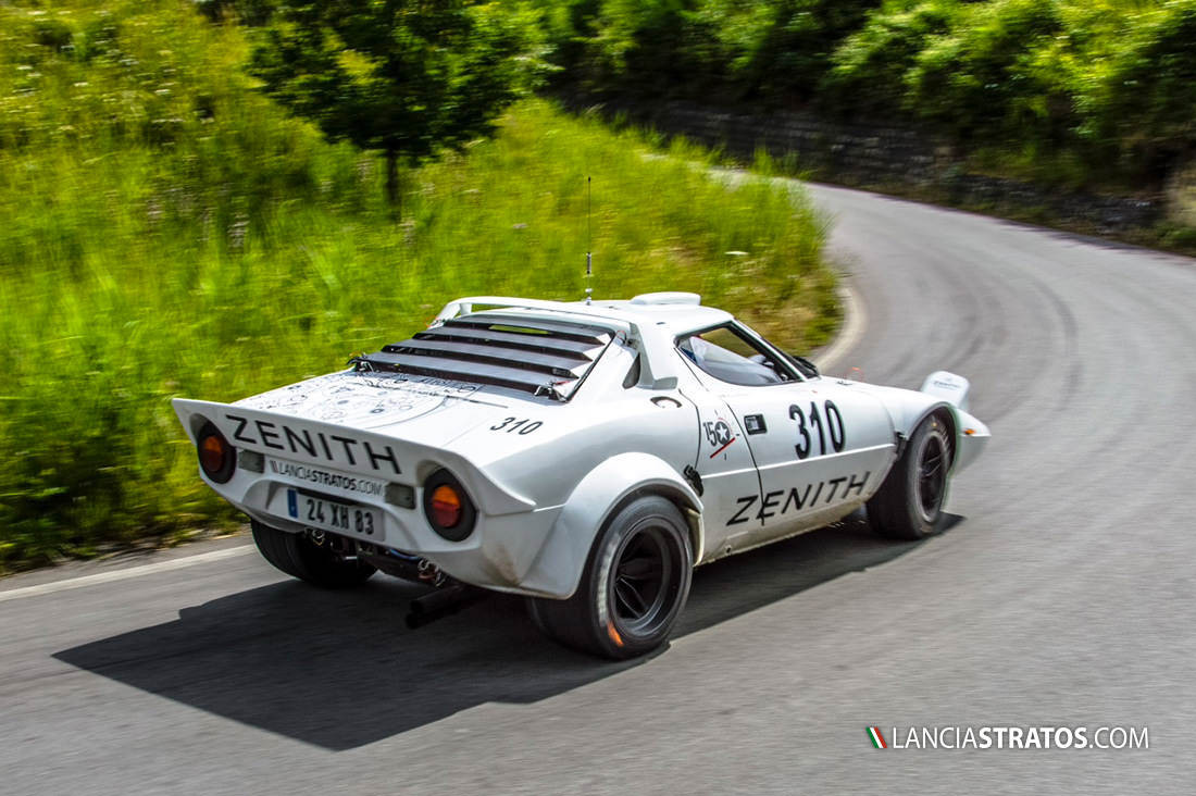 Lancia Stratos in the race